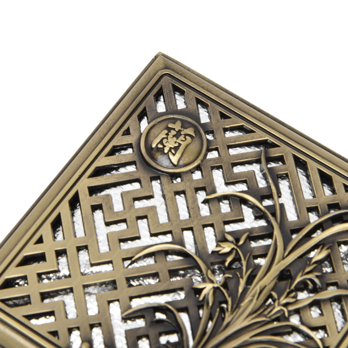Incense Holder Multipurpose Zinc Alloy Incense Stand with Fireproof Cotton for Home Decoration