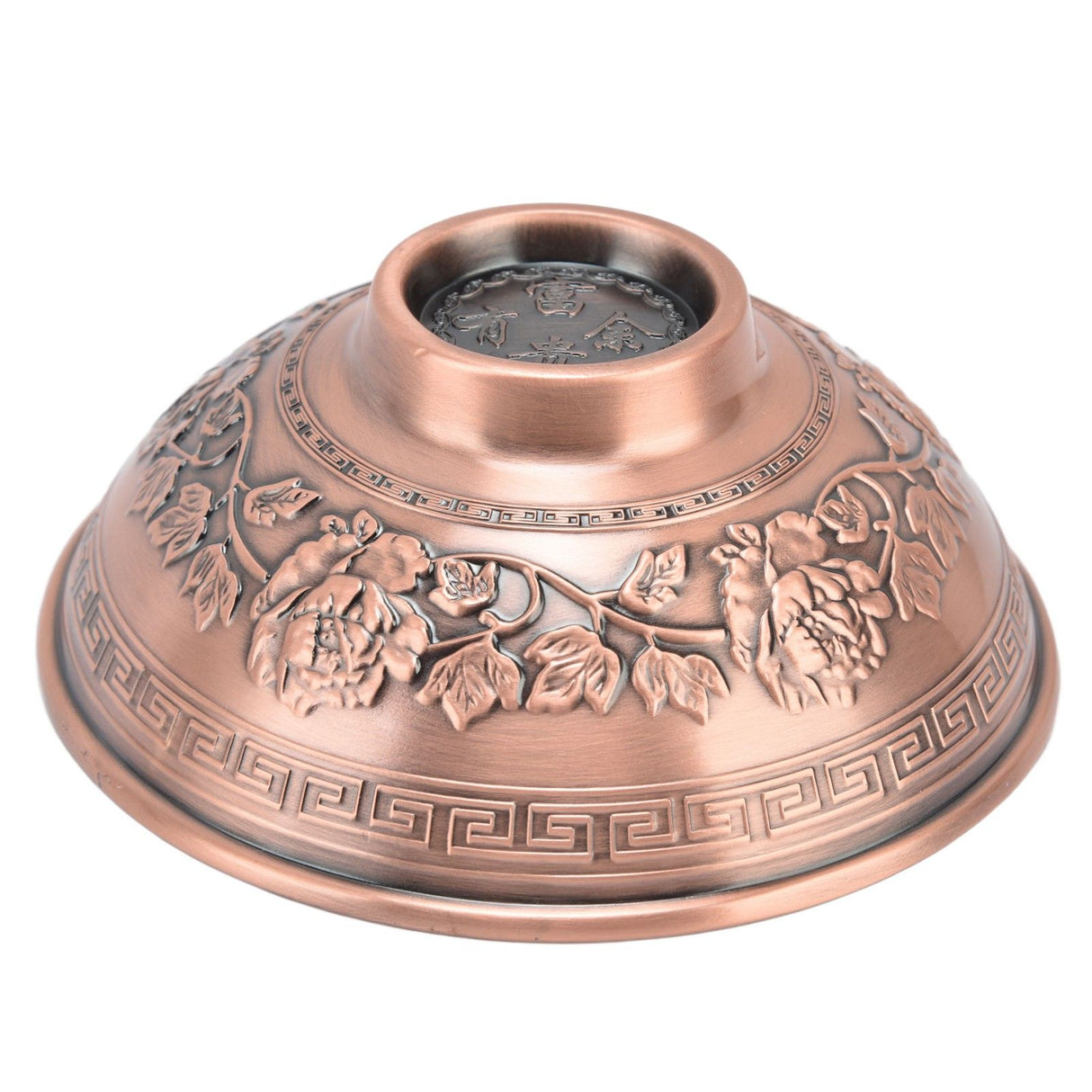 Retro Home Incense Burner Copper Alloy Smoked Incense Burner Holder for Study Room Entrance HallRed Copper 277