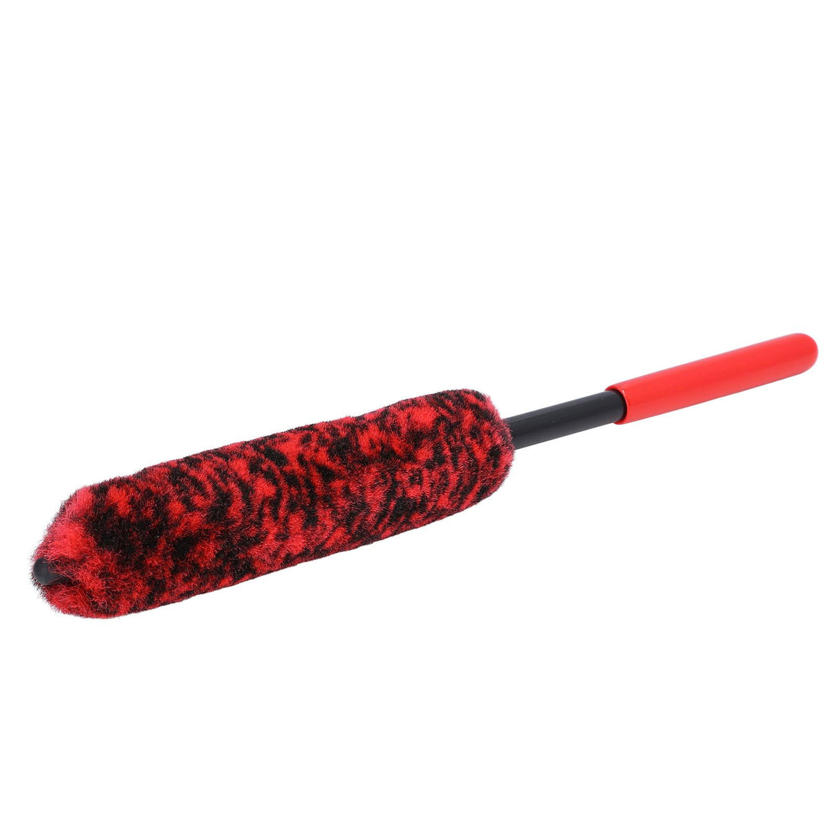 Universal Car Wheel Hub Cleaning Brush Flexible Long Handle Car Tire Detailing Brush Red