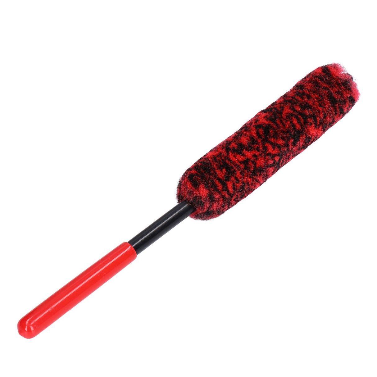 Universal Car Wheel Hub Cleaning Brush Flexible Long Handle Car Tire Detailing Brush Red