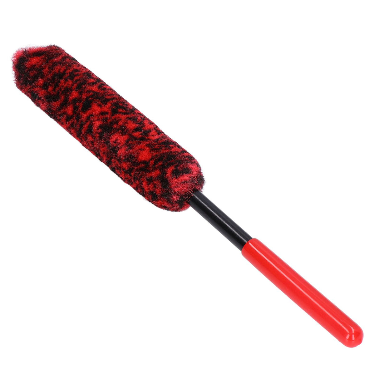 Universal Car Wheel Hub Cleaning Brush Flexible Long Handle Car Tire Detailing Brush Red