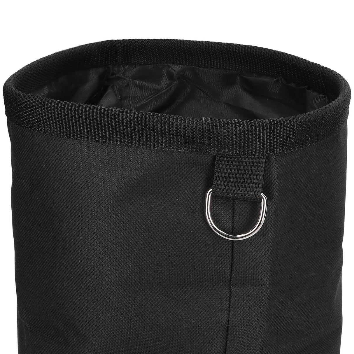 Foldable Grocery Basket Large Capacity Hook Design Closure Rope Simple Operation Storage Basket