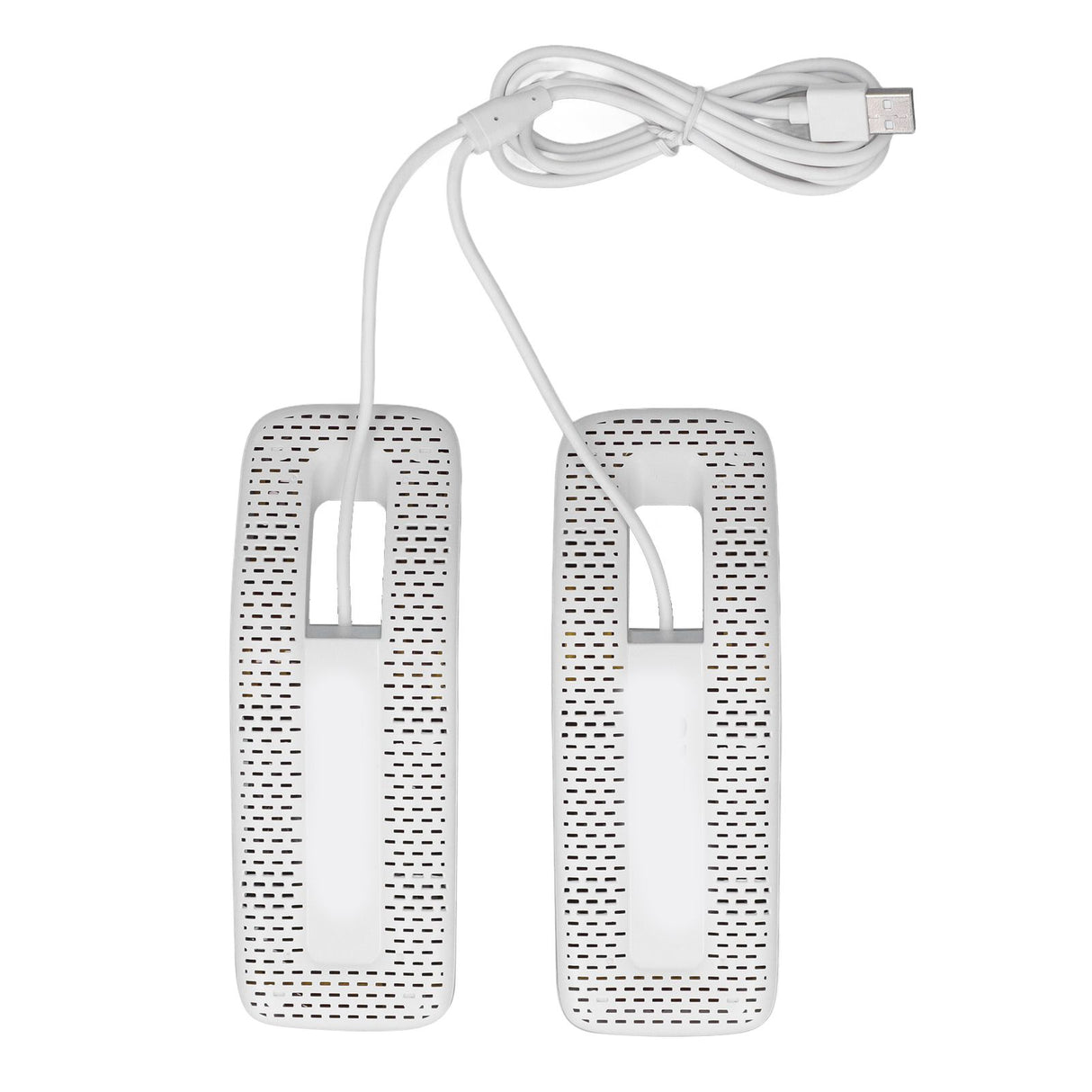 Shoe Deodorizer Dryer Portable USB Electric Shoes Dryer for Gloves Socks Jewelry Box White