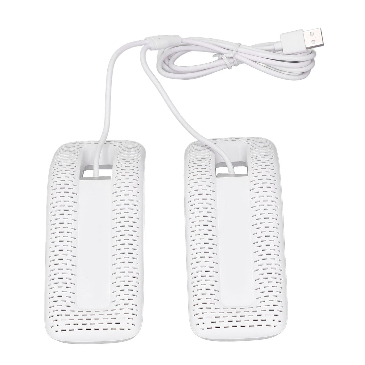 Shoe Deodorizer Dryer Portable USB Electric Shoes Dryer for Gloves Socks Jewelry Box White