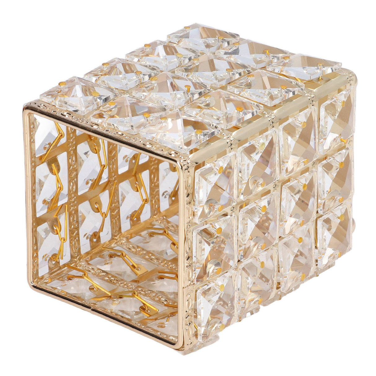 Makeup Brush Holder European Style Make Up Storage Cup for Bathroom Home Bedroom OfficeGold