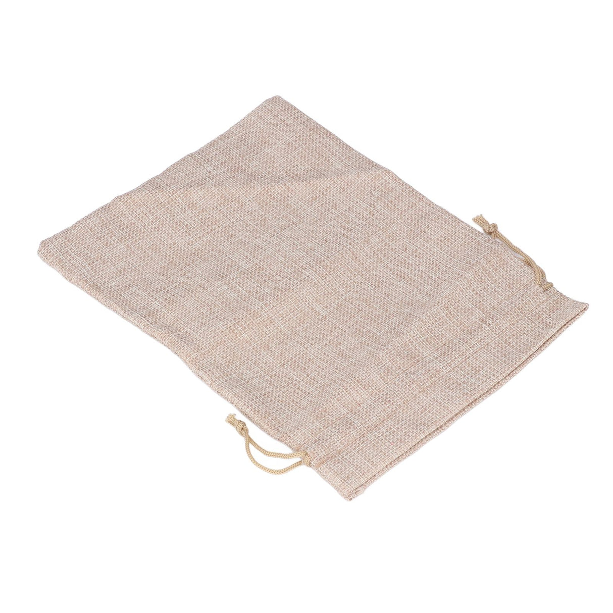 10Pcs Cotton Linen Bag Small Storage Drawstring Bag 9 X 6.7in Reusable Storage Bag for Bread Flowers