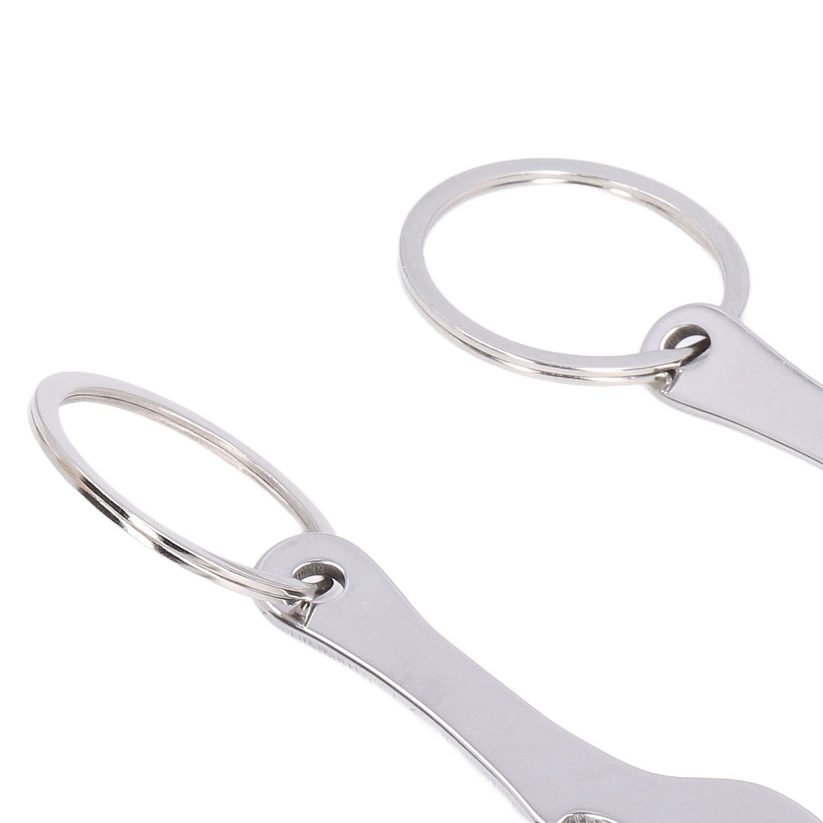 Aluminum Alloy Shopping Trolley Keychain Portable Alternative Shopping Trolley Keyring