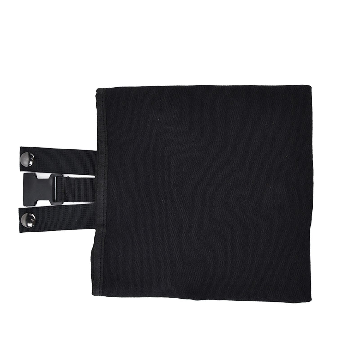 Foraging Bag Canvas Foldable Portable Thick Unique Simple Appearance Belt Fruit Picking Pouch for Outdoor CampingBlack