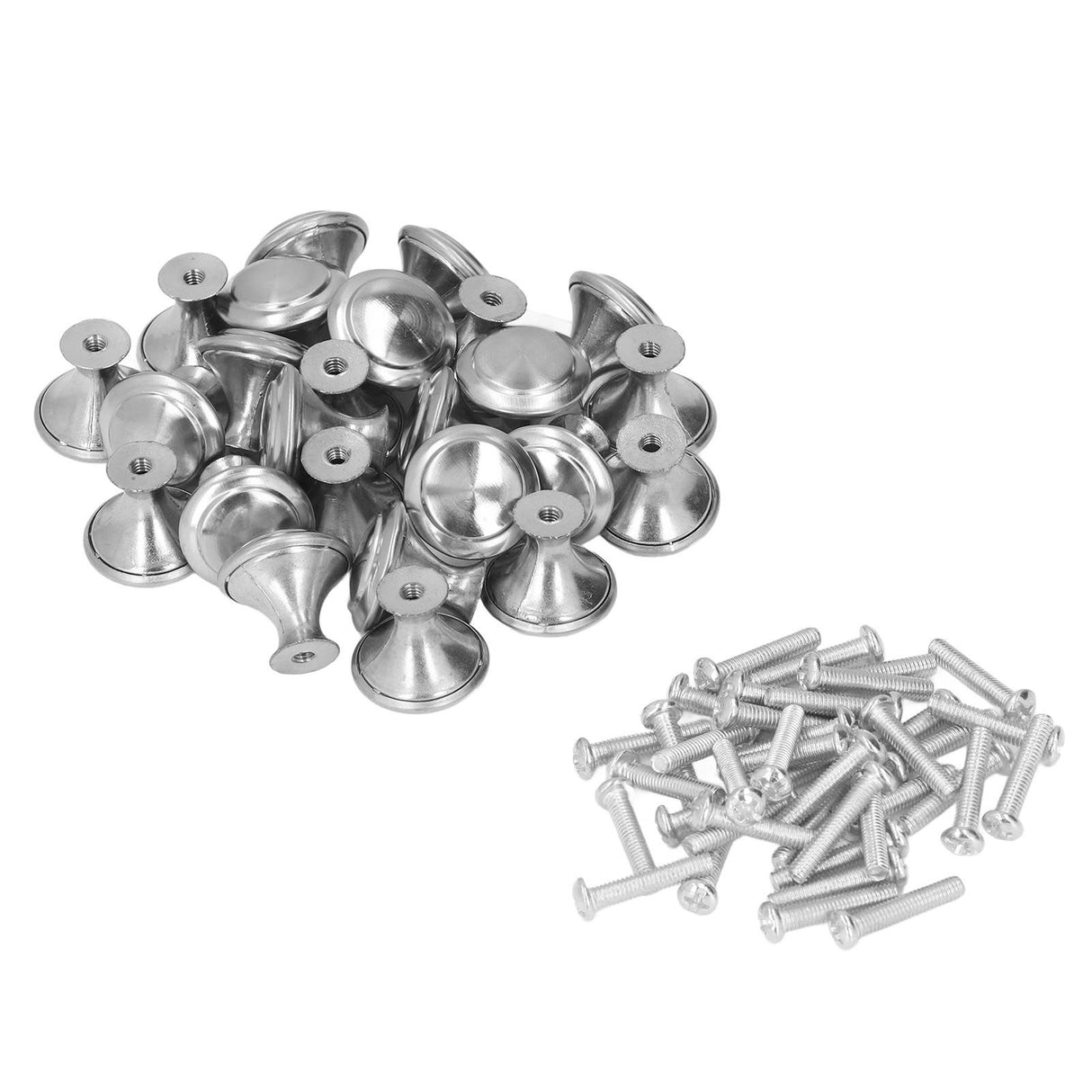 40Pcs Round Cabinet Knobs Replaceable Rustproof Stylish Furniture Knobs for Kitchen Cabinets Furniture DoorsL