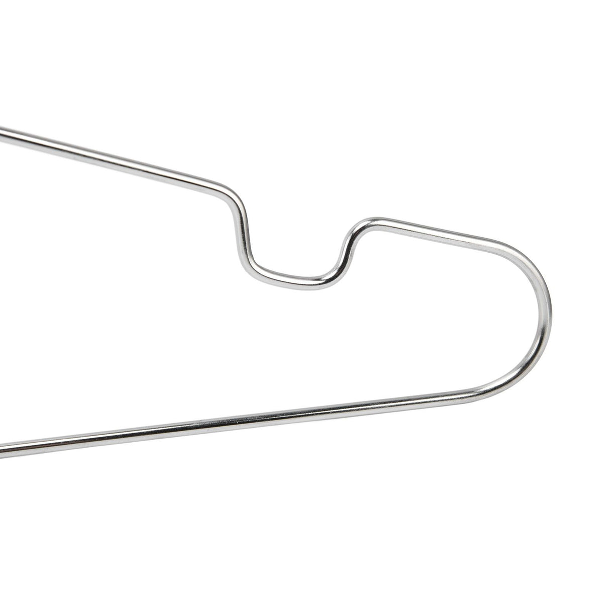 10pcs Clothes Hangers Stainless Steel Heavy Duty Prevent Slip Space Saving Coat Drying Hangers