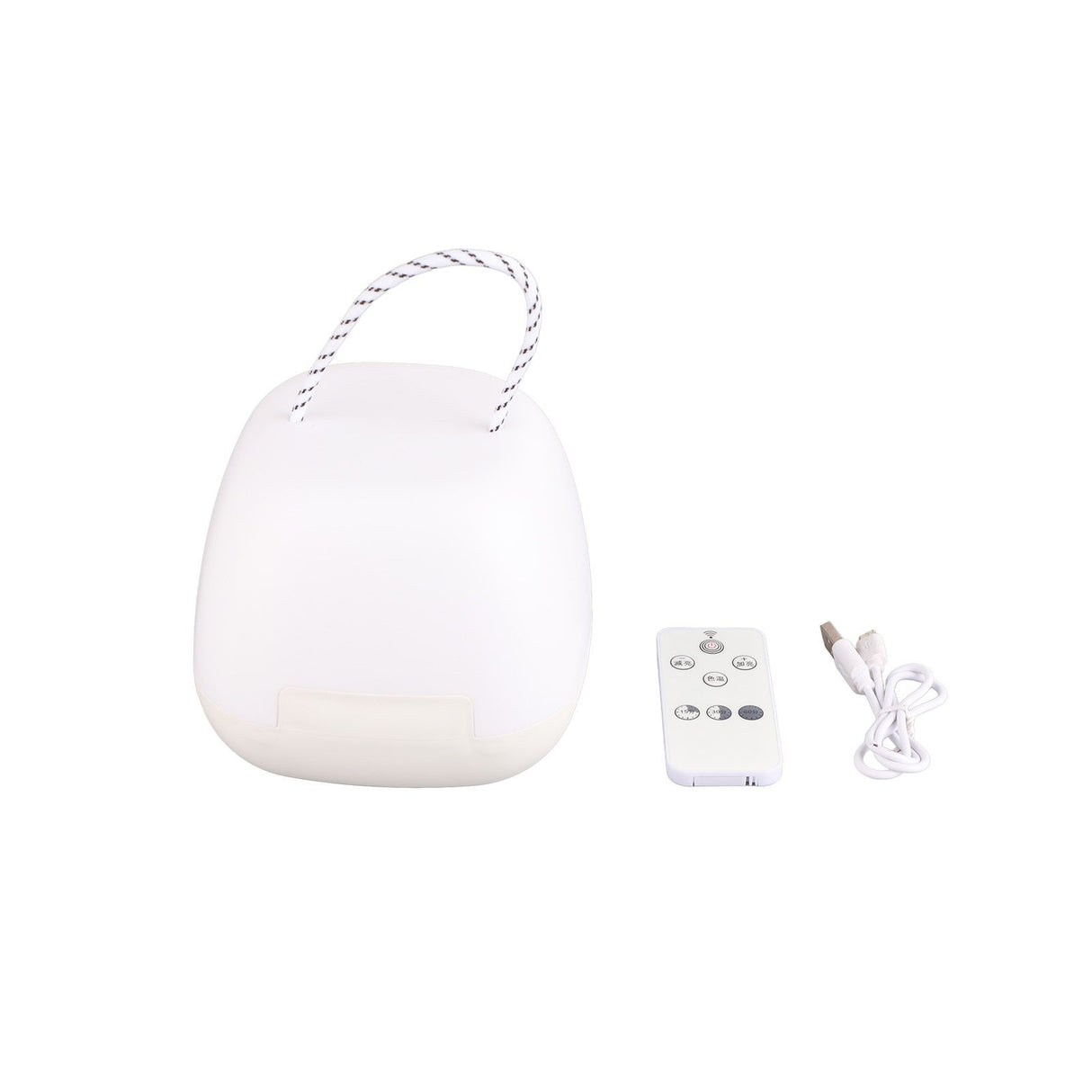 LED Night Light Rechargeable Children's Bedroom Bedside Desk Lamp Household Supplies 4w Remote Control 3 Color Without Clock