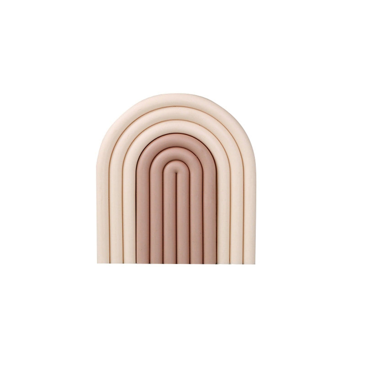 Placemat Prevent Slip Wearable Thickened Insulation Cup Pad for Bowl Plate Kitchen Restaurant Beige Coffee