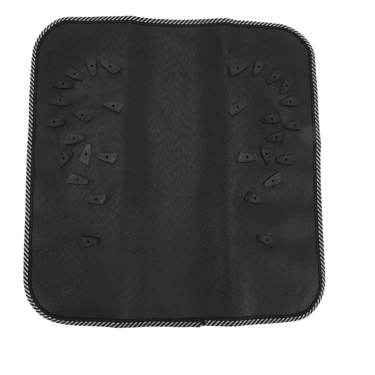 Foot Massage Mat Blood Circulation Relieve Pain Simulation Cobblestone Reflexology Walk Stone Mat 35x35cm / 13.8x13.8in