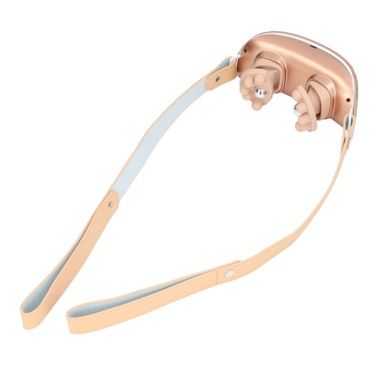 Neck Massager Relieve Muscle Pain Portable Rechargeable Kneading Hot Compress Neck Massager for Home Use Gold