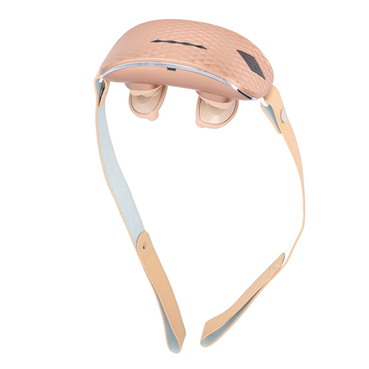 Neck Massager Relieve Muscle Pain Portable Rechargeable Kneading Hot Compress Neck Massager for Home Use Gold