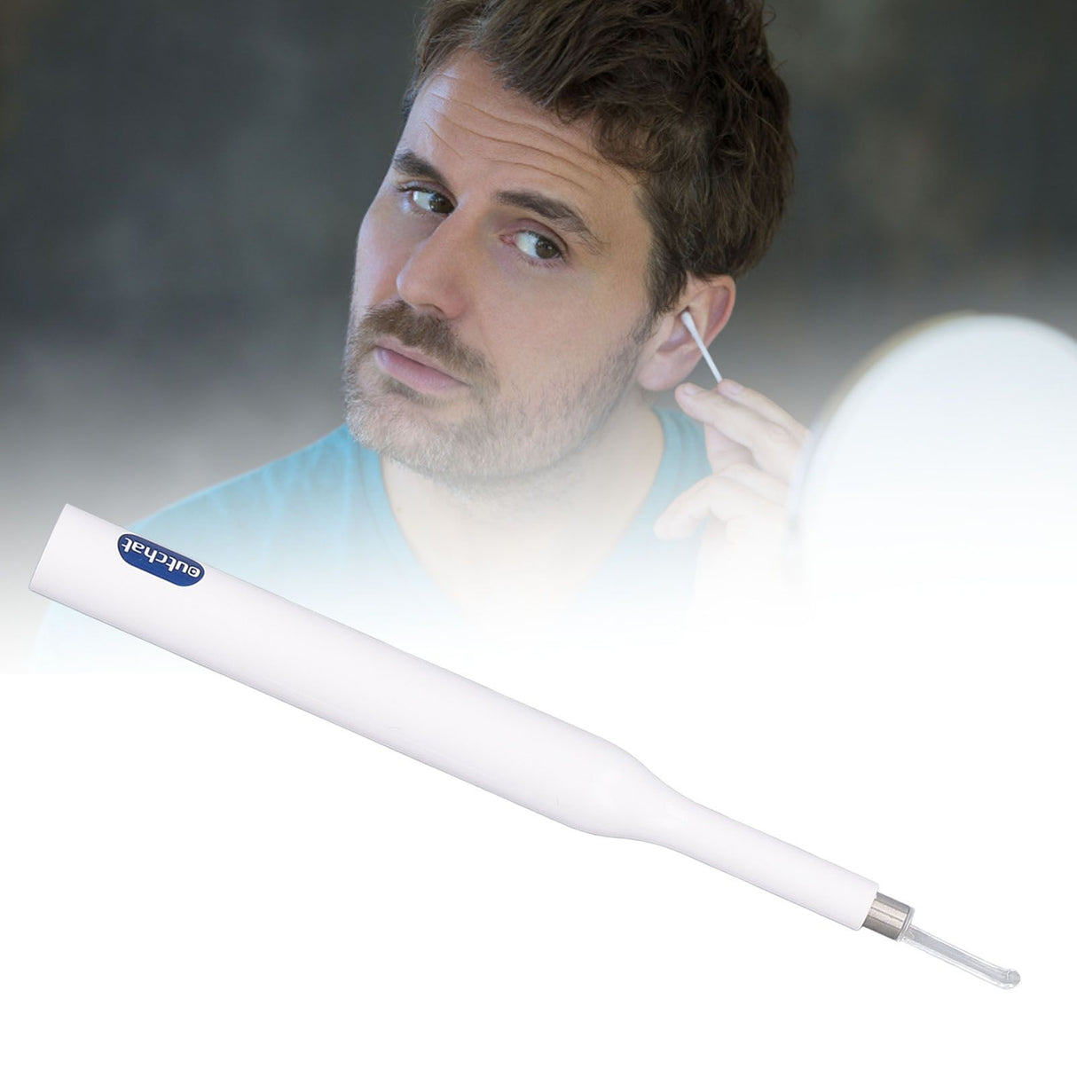Wireless Otoscope 2.4Ghz Wireless 360 Degrees Wide Angle Lens 20fps CMOS Type C Charging Ear Scope for Home Hospital A
