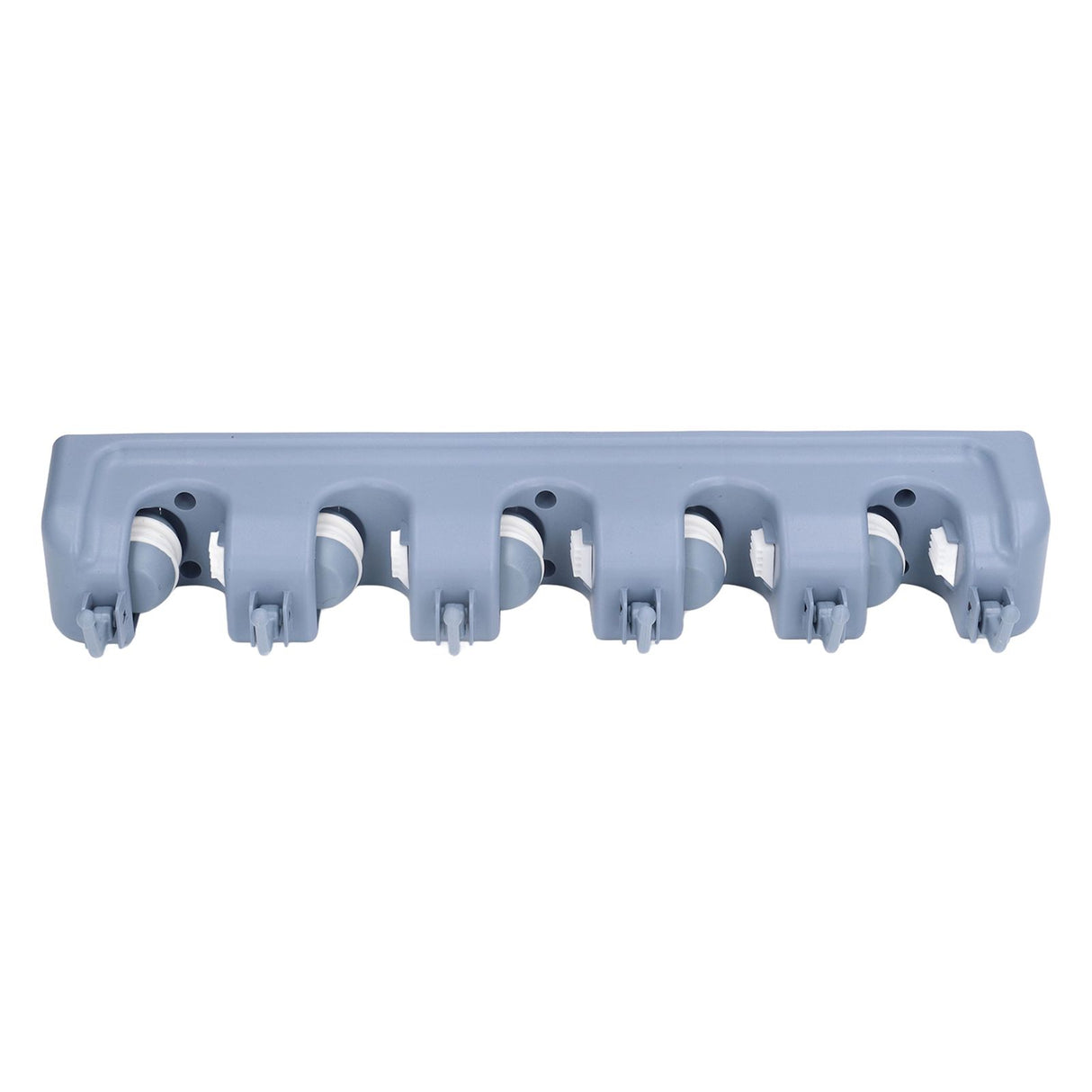 Mop Broom Holder Multifunctional Space Saving Broom Wall Mounted Rack for Kitchen Bathroom Garden Garage B