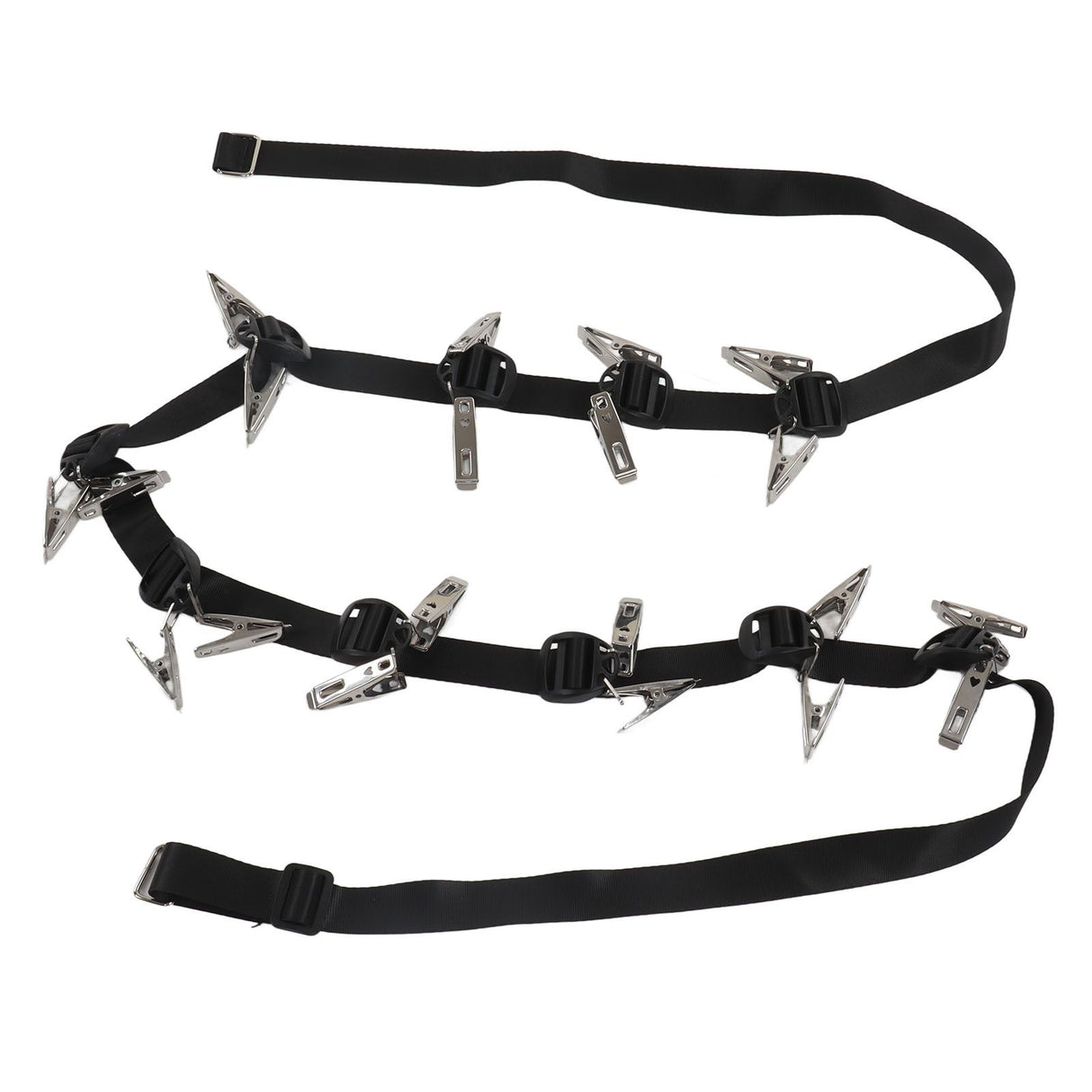 Hat Rack Stainless Steel Wall Mounted Practical Hat Organizer for Home Door Black