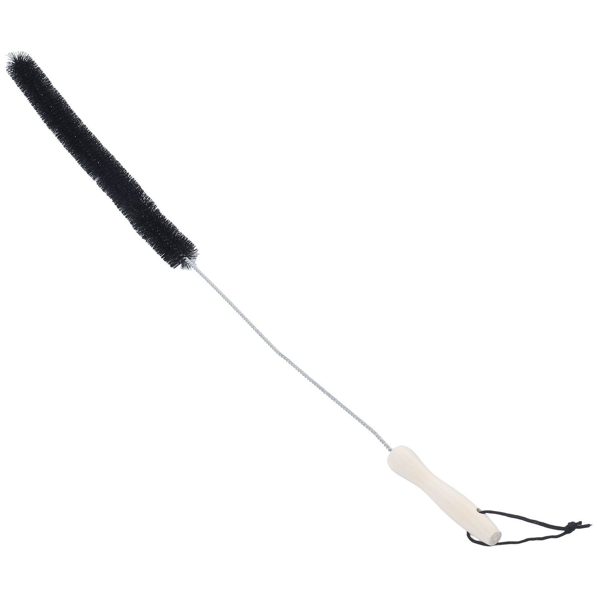 Stainless Steel Dryer Vent Cleaner Brush Multifunctional Bendable Pipe Cleaning Brush with Wood Handle for Home