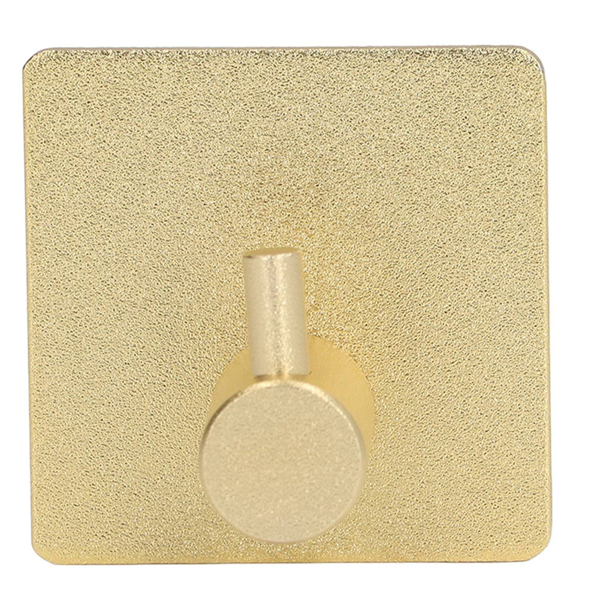 4pcs Towel Hook Aluminum Rustproof Waterproof Heavy Duty Adhesive Wall Hook for Hanging Coat Hat Towel Robe Golden