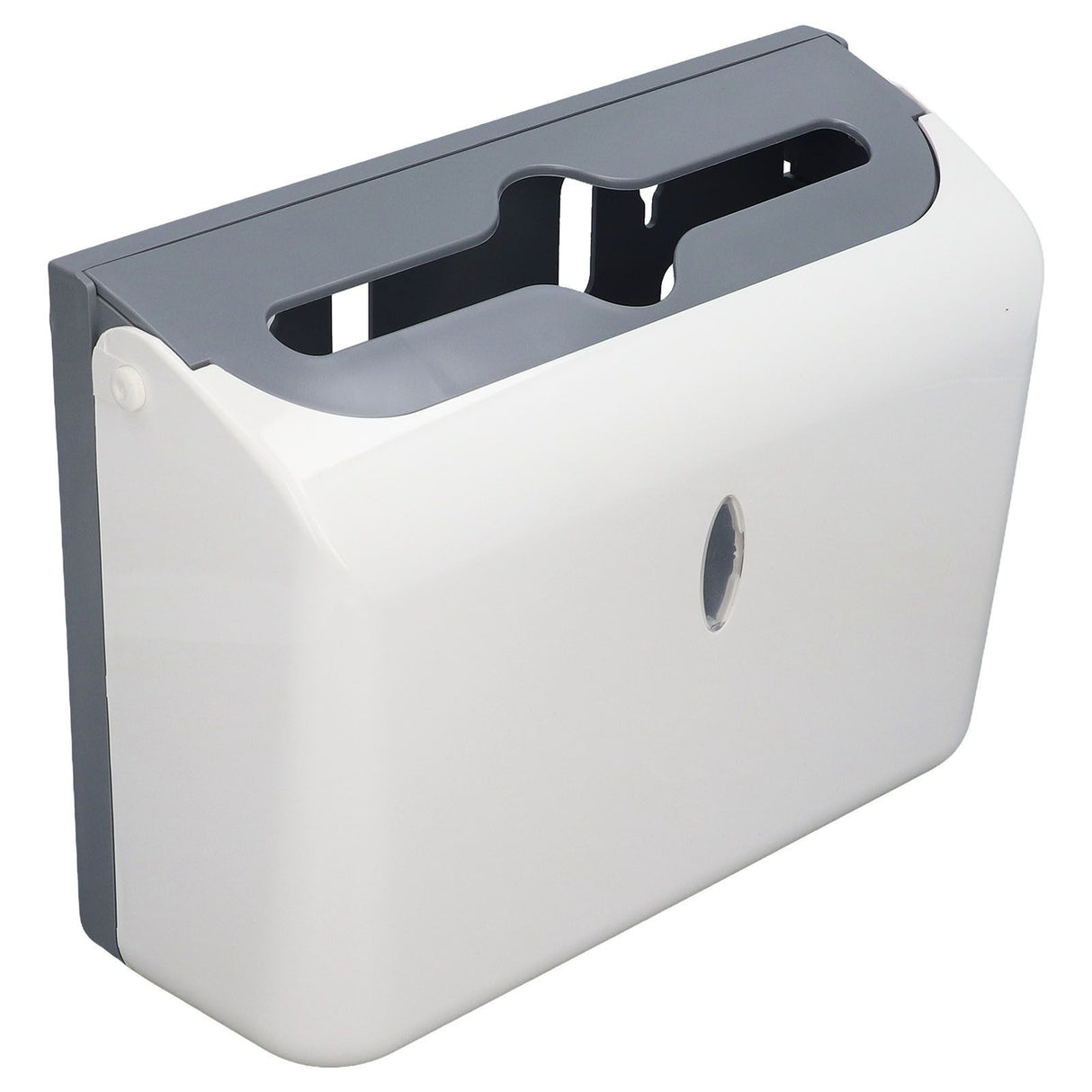 Paper Towel Dispenser Wall Mounted Safe Sturdy ABS Glossy Corner Bathroom Paper Towel Holder for Bathroom Toilet