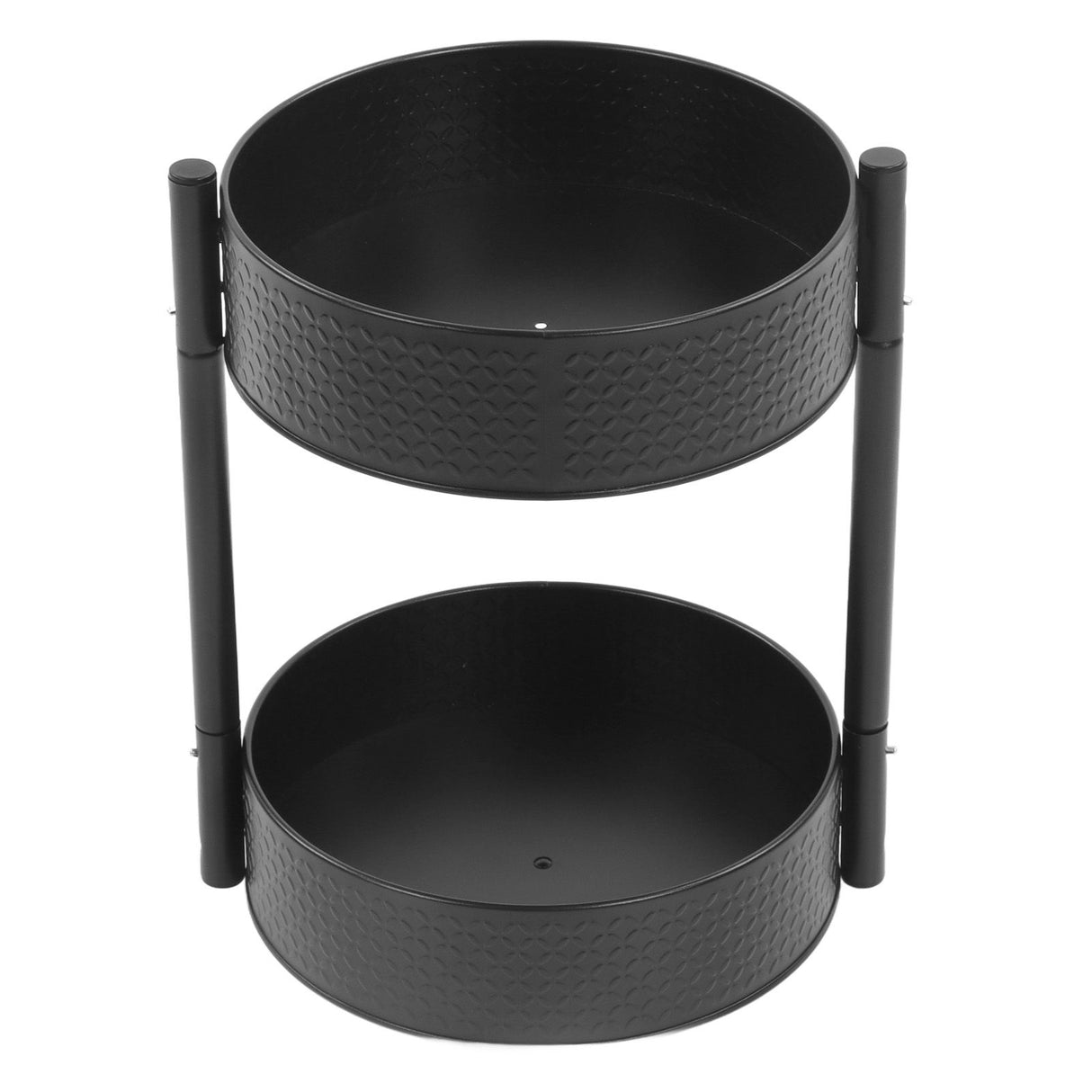 Rotating Spice Rack Countertop Double Layer Multi Functional 360 Degree Rotatable Spice Storage Shelf for Kitchen