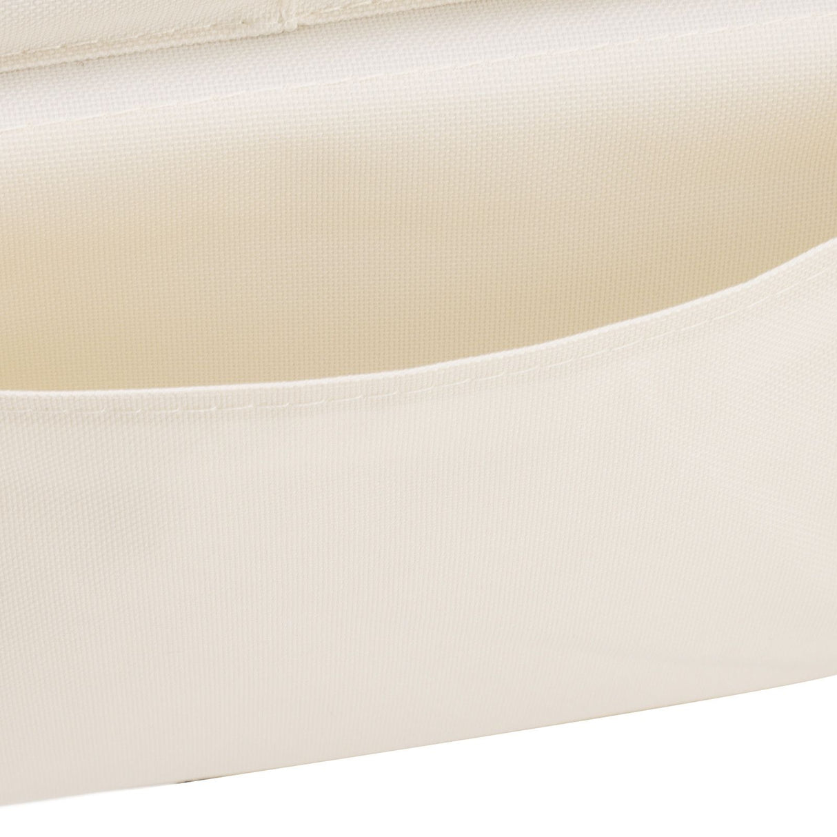 Sofa Tray Folding Arm Storage Holder Table 600D Oxford Cloth Side Pockets for Couch Beige