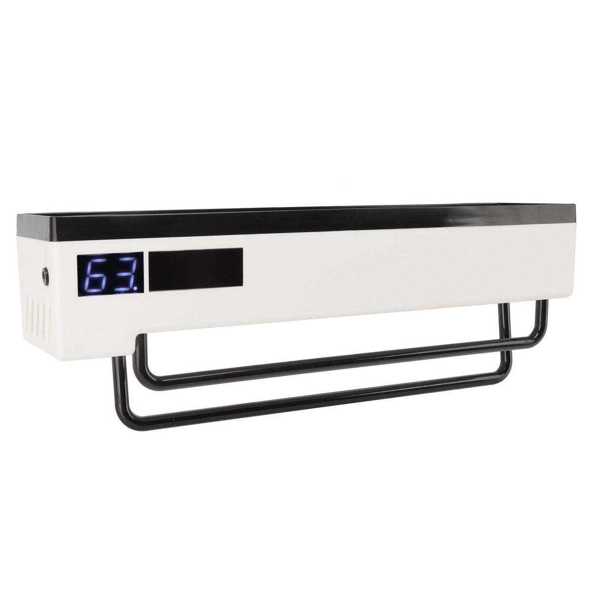 Toothbrush Holder UVC Disinfection 2 in 1 Solar Charging Digital Display Wall Mounted Automatic Toothbrush Sterilizer