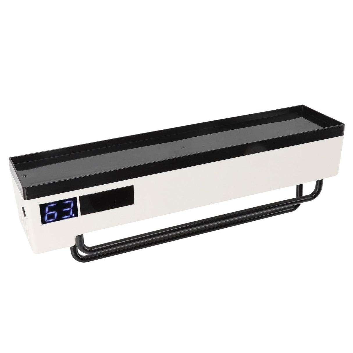 Toothbrush Holder UVC Disinfection 2 in 1 Solar Charging Digital Display Wall Mounted Automatic Toothbrush Sterilizer