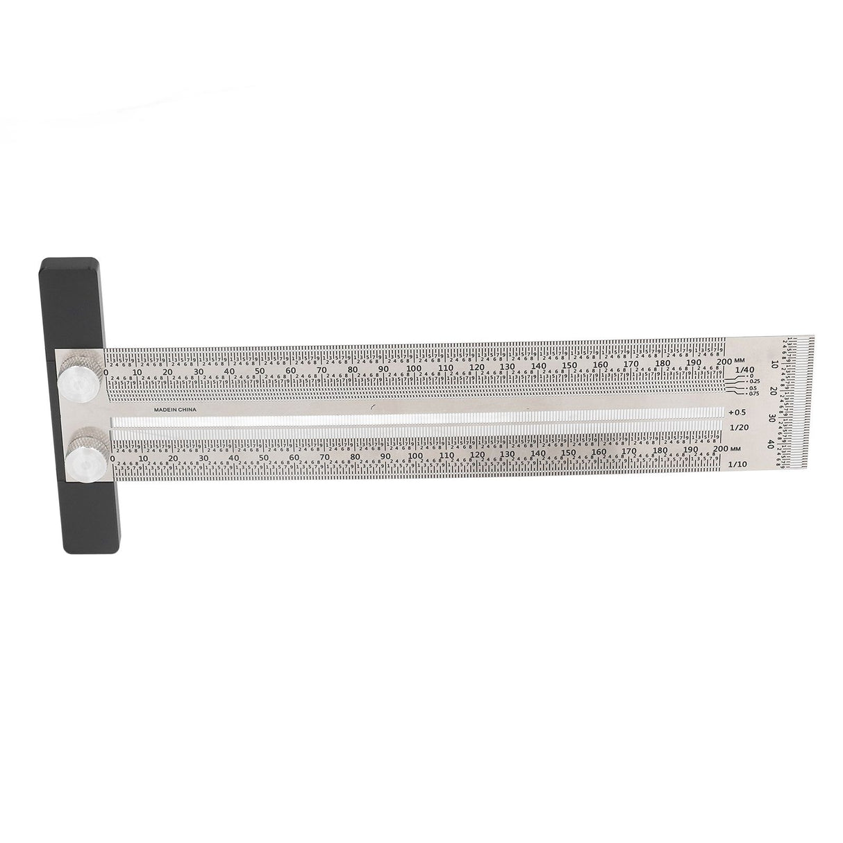 Woodworking Marking T Rulers Positioning Scribing Ruler Gauge Carpenter Measuring Mark Ruler 200mm