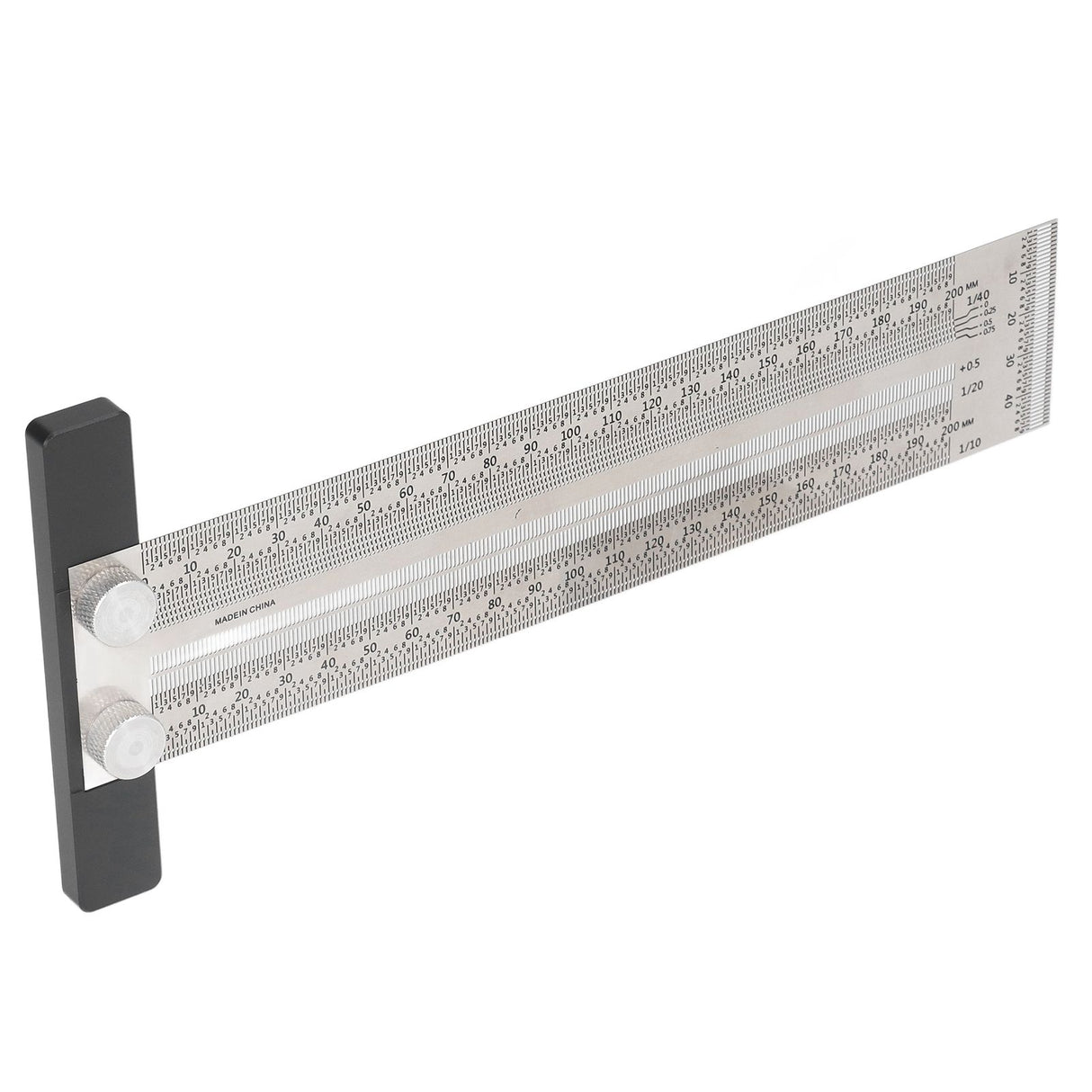 Woodworking Marking T Rulers Positioning Scribing Ruler Gauge Carpenter Measuring Mark Ruler 200mm