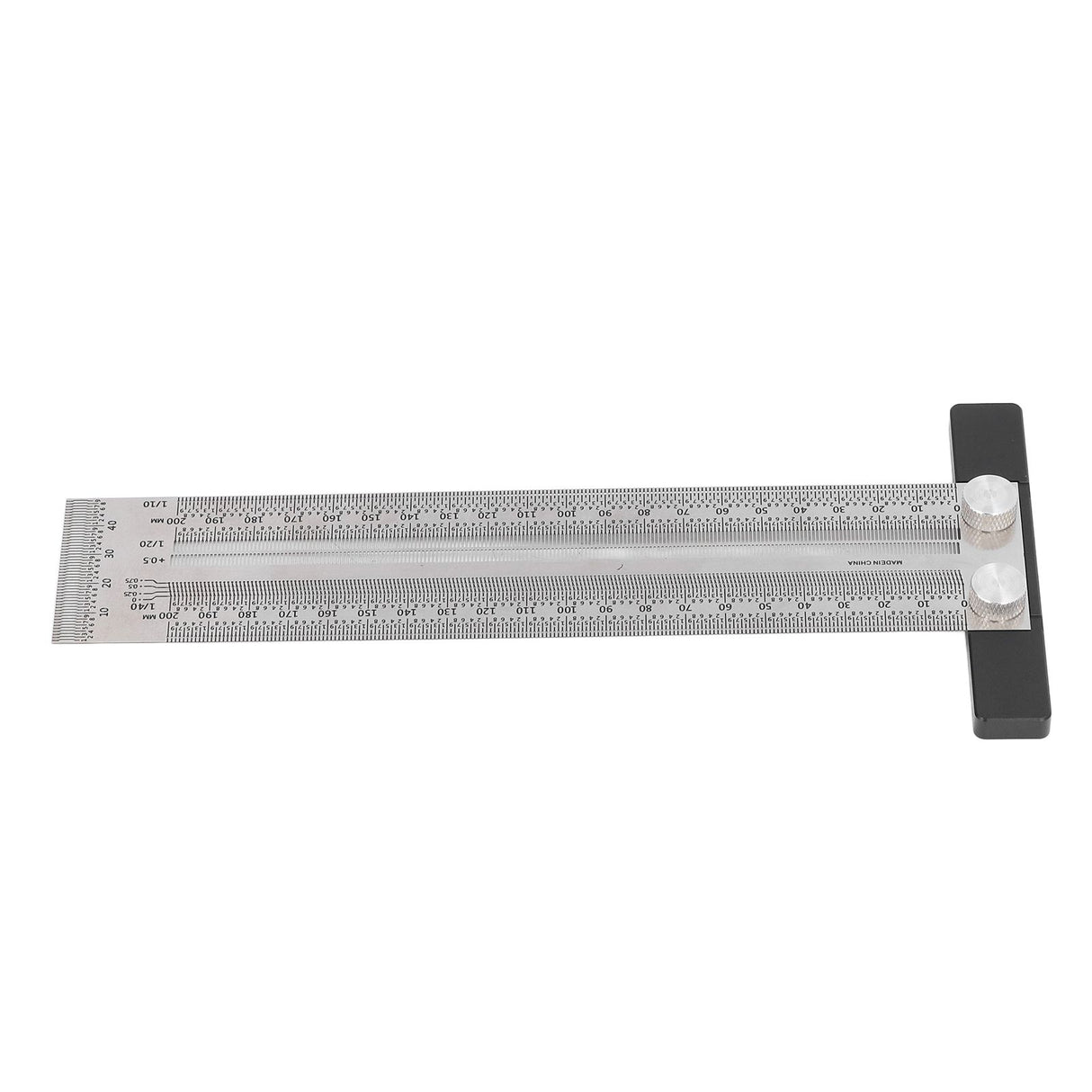 Woodworking Marking T Rulers Positioning Scribing Ruler Gauge Carpenter Measuring Mark Ruler 200mm