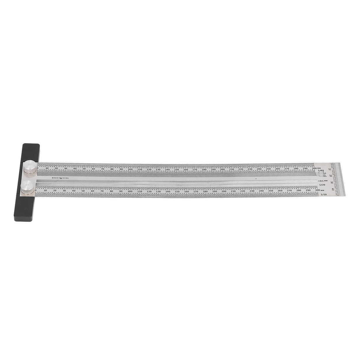Woodworking Marking T Rulers Positioning Scribing Ruler Gauge Carpenter Measuring Mark Ruler 300mm