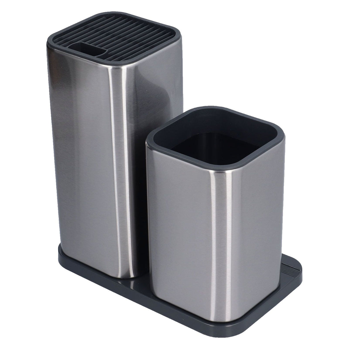 Stainless Steel Knife Holder Universal Kitchen Knife Organizer for Multiple Kitchen Knives and Scissors
