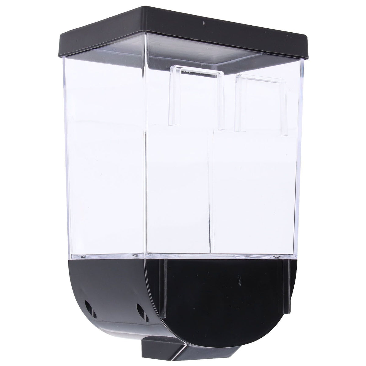 Square Dry Food Dispenser Wall Mounted Grain Storage Container Laundry Bead Cereal Dispenser for Kitchen1L