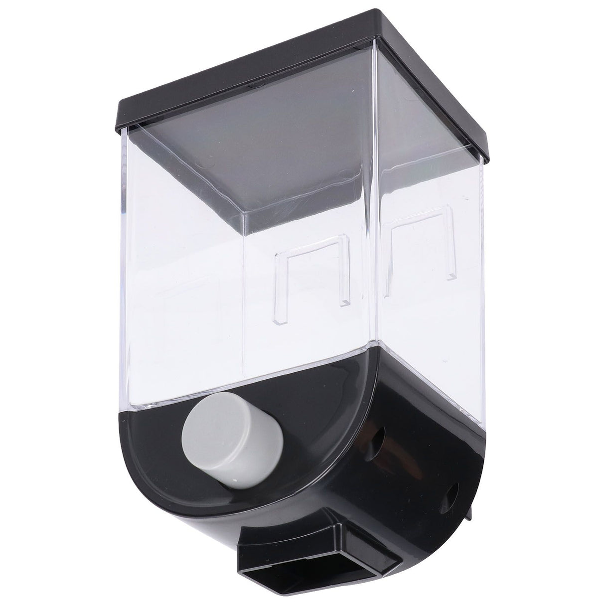 Square Dry Food Dispenser Wall Mounted Grain Storage Container Laundry Bead Cereal Dispenser for Kitchen1L