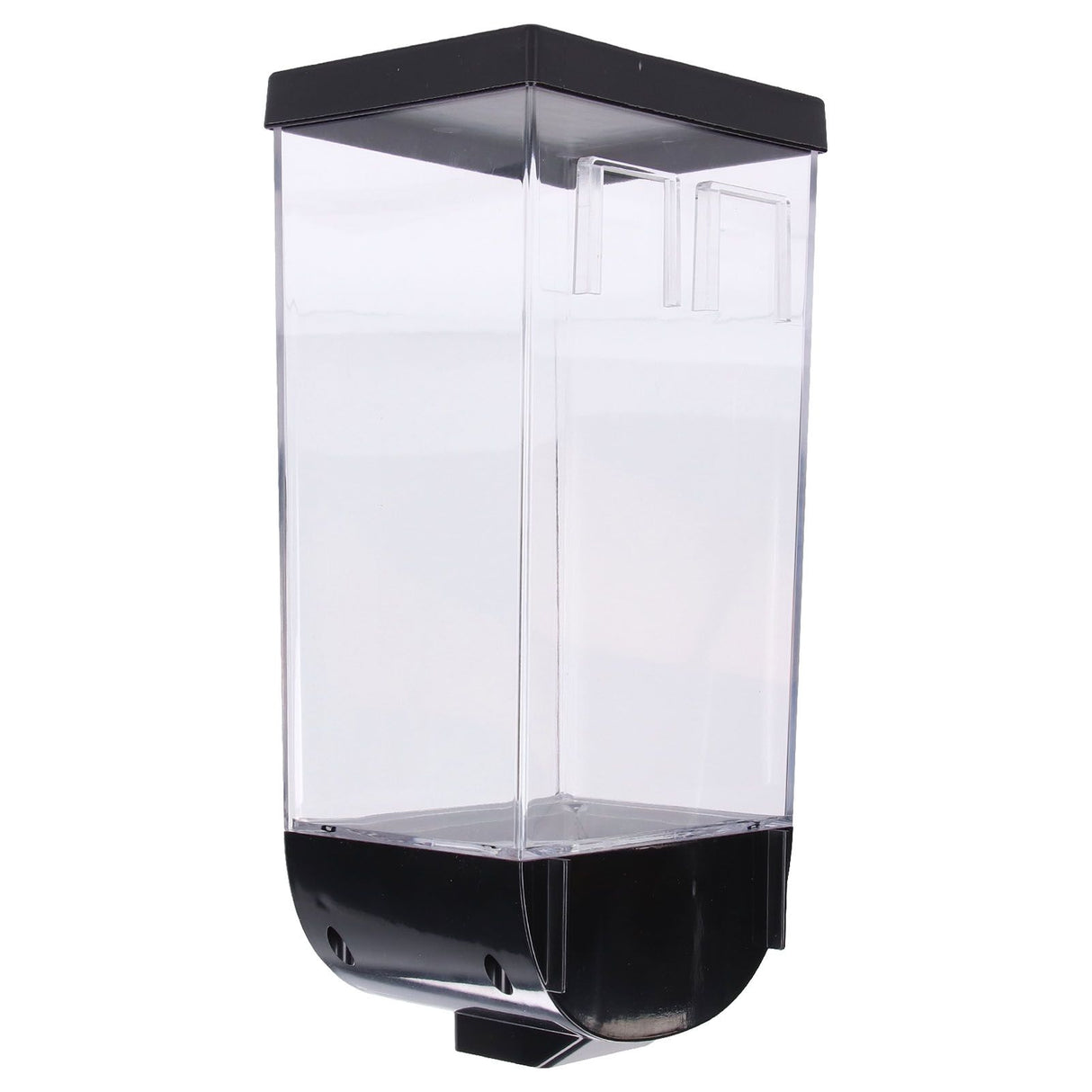 Square Dry Food Dispenser Wall Mounted Grain Storage Container Laundry Bead Cereal Dispenser for Kitchen1.5L