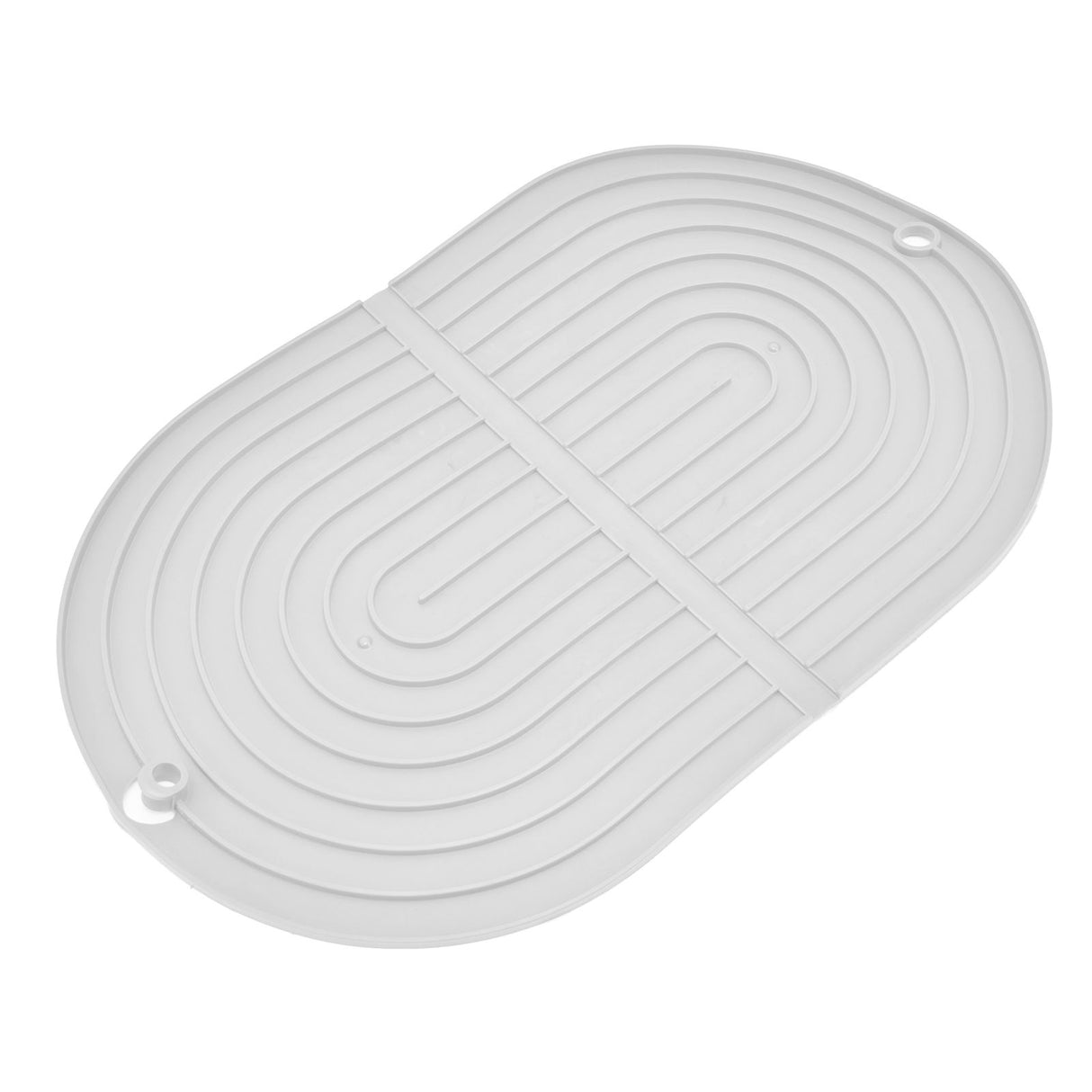Multifunctional Dish Drying Mat Foldable Dish Drying Pad Heat Insulation Cup Pot Mat for KitchenWhite
