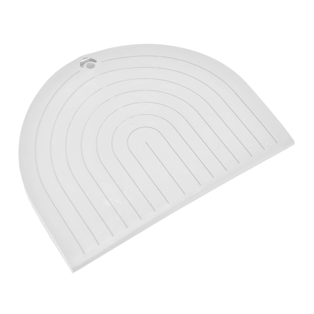 Multifunctional Dish Drying Mat Foldable Dish Drying Pad Heat Insulation Cup Pot Mat for KitchenWhite