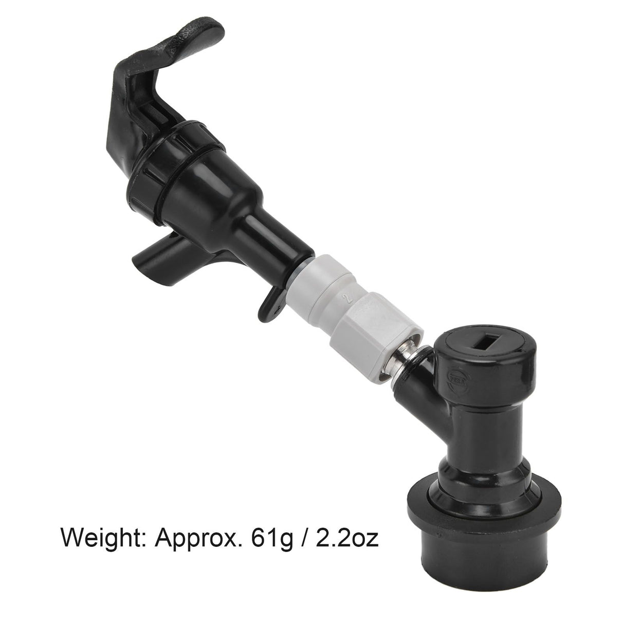 Beer Dispenser Plastic Black Portable Beer Tap Faucet for Outdoor Picnic Party Barbecue Beer Drinks Water