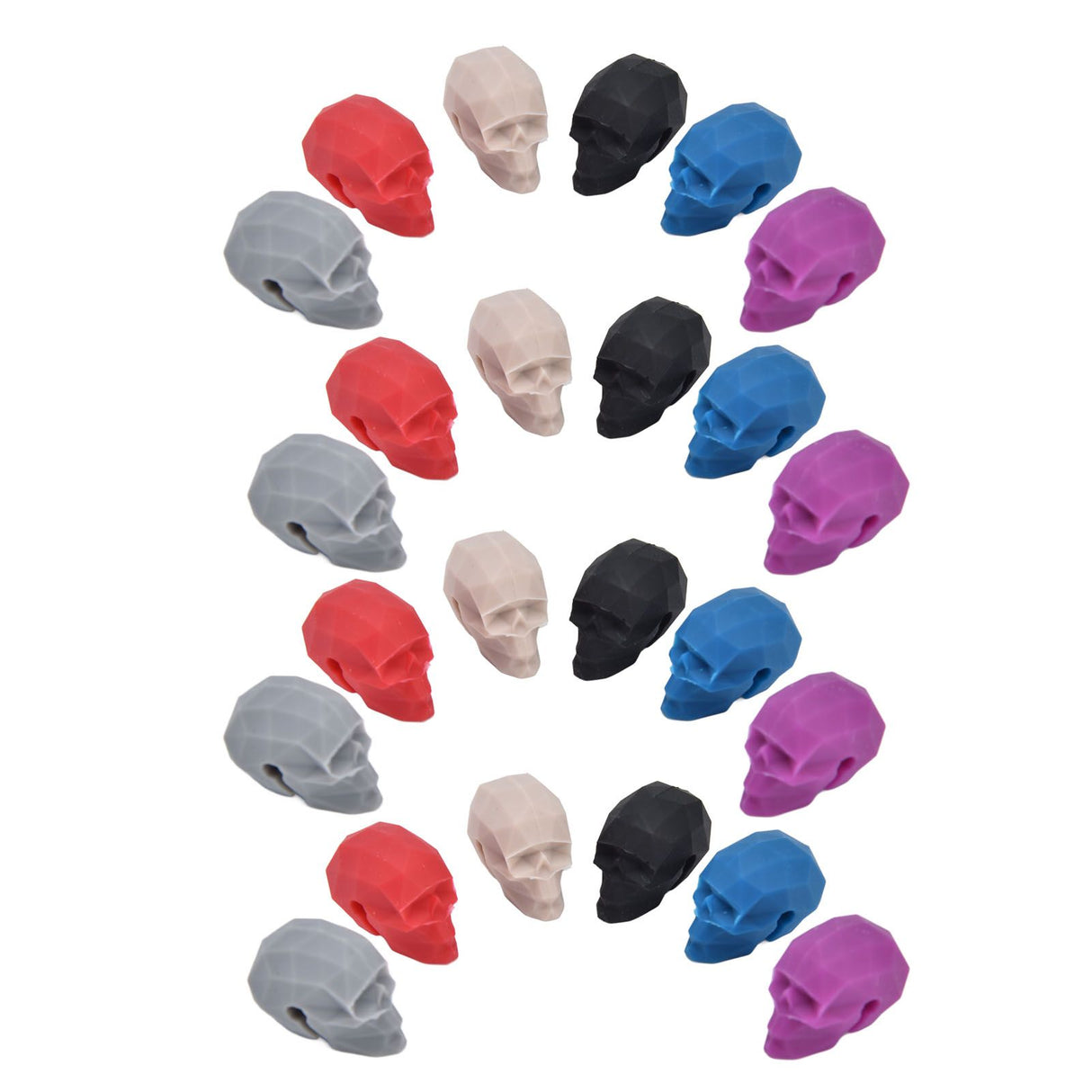 4Set Wine Cup Marker Unique Shape Drinking Glass Tag Silicone Cup Identification Wine Label