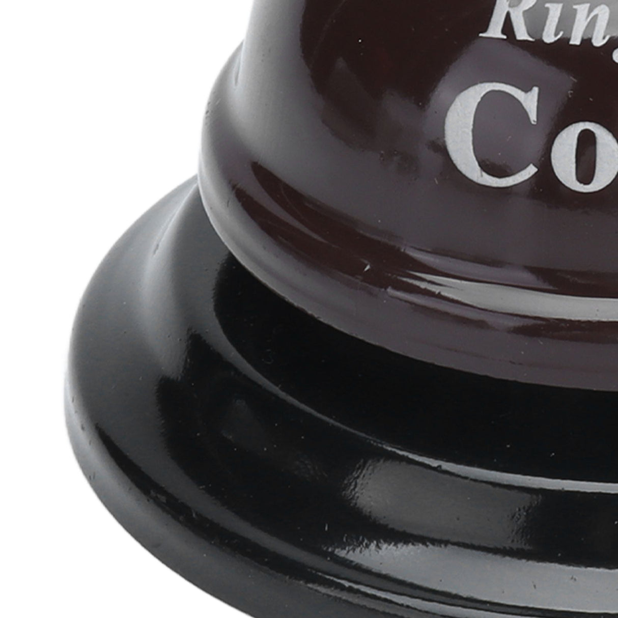 2Pcs Service Bell Exquisite Clear Sound Classic Shape Polishing Glossy Nonslip Base Call Bell for Hotel Restaurant HomeCoffee