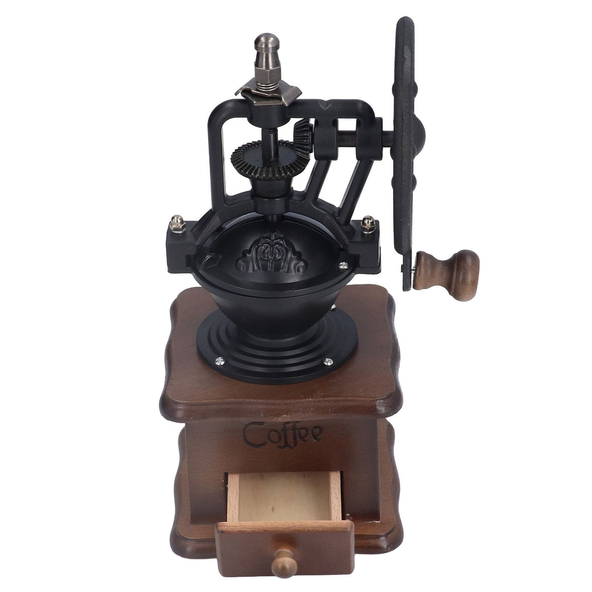 Manual Coffee Grinder Retro Style Sturdy Durable Exquisite Portable Hand Coffee Grinder for Home Office