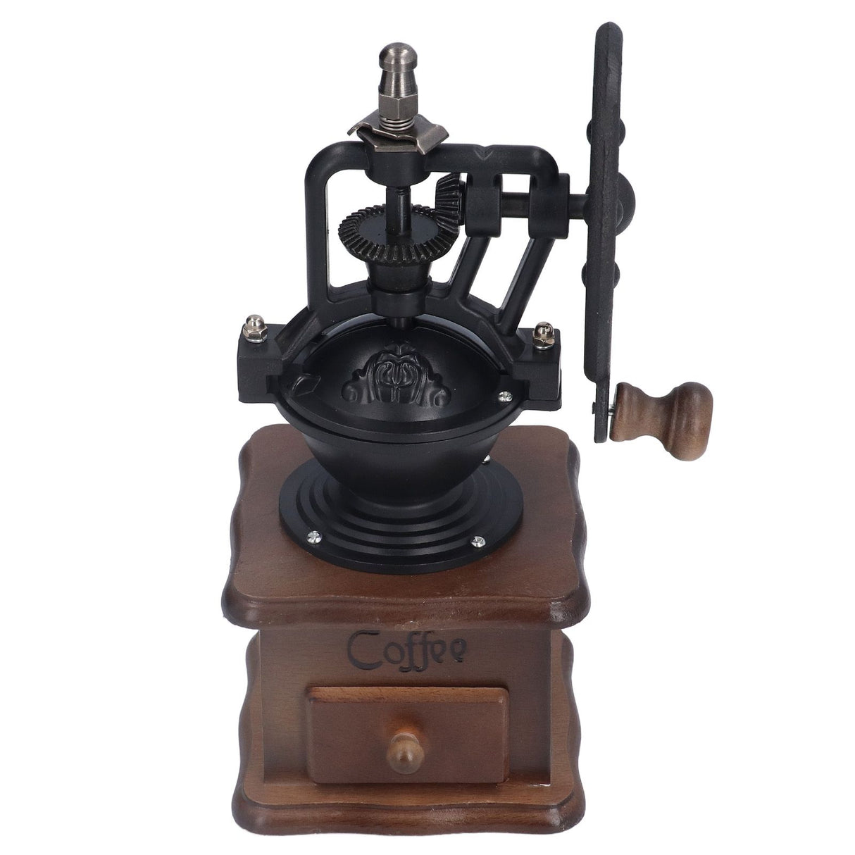 Manual Coffee Grinder Retro Style Sturdy Durable Exquisite Portable Hand Coffee Grinder for Home Office