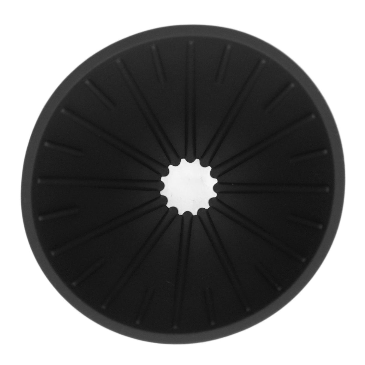 Silicone Coffee Dripper Portable Reusable Folding Coffee Filter for Travel Camping Office HomeBlack