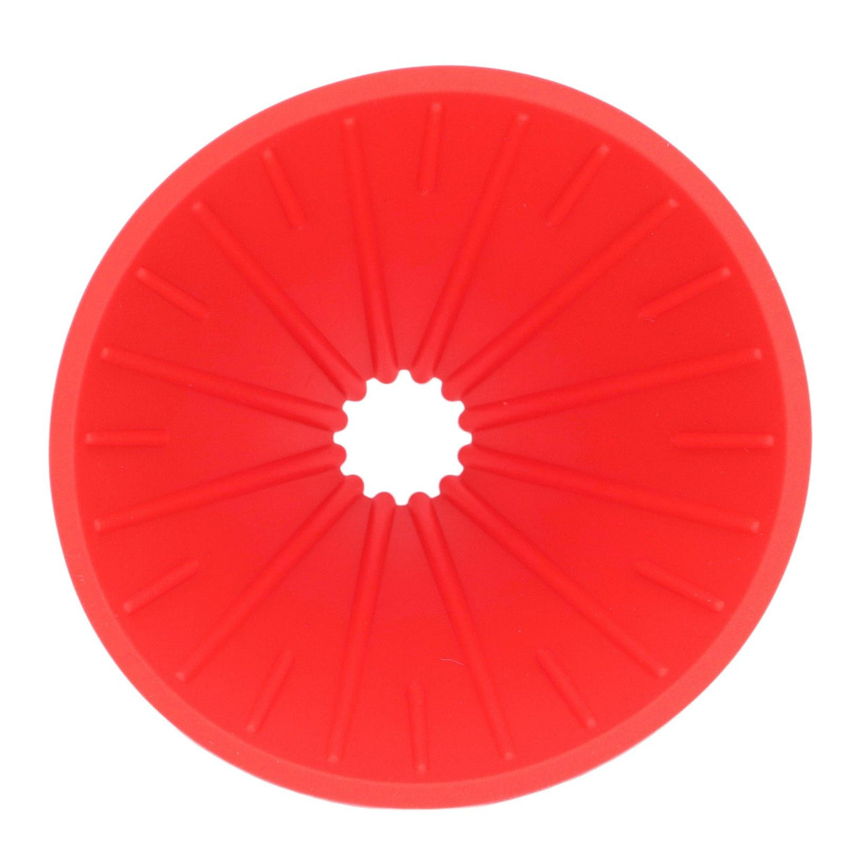 Silicone Coffee Dripper Portable Reusable Folding Coffee Filter for Travel Camping Office HomeRed
