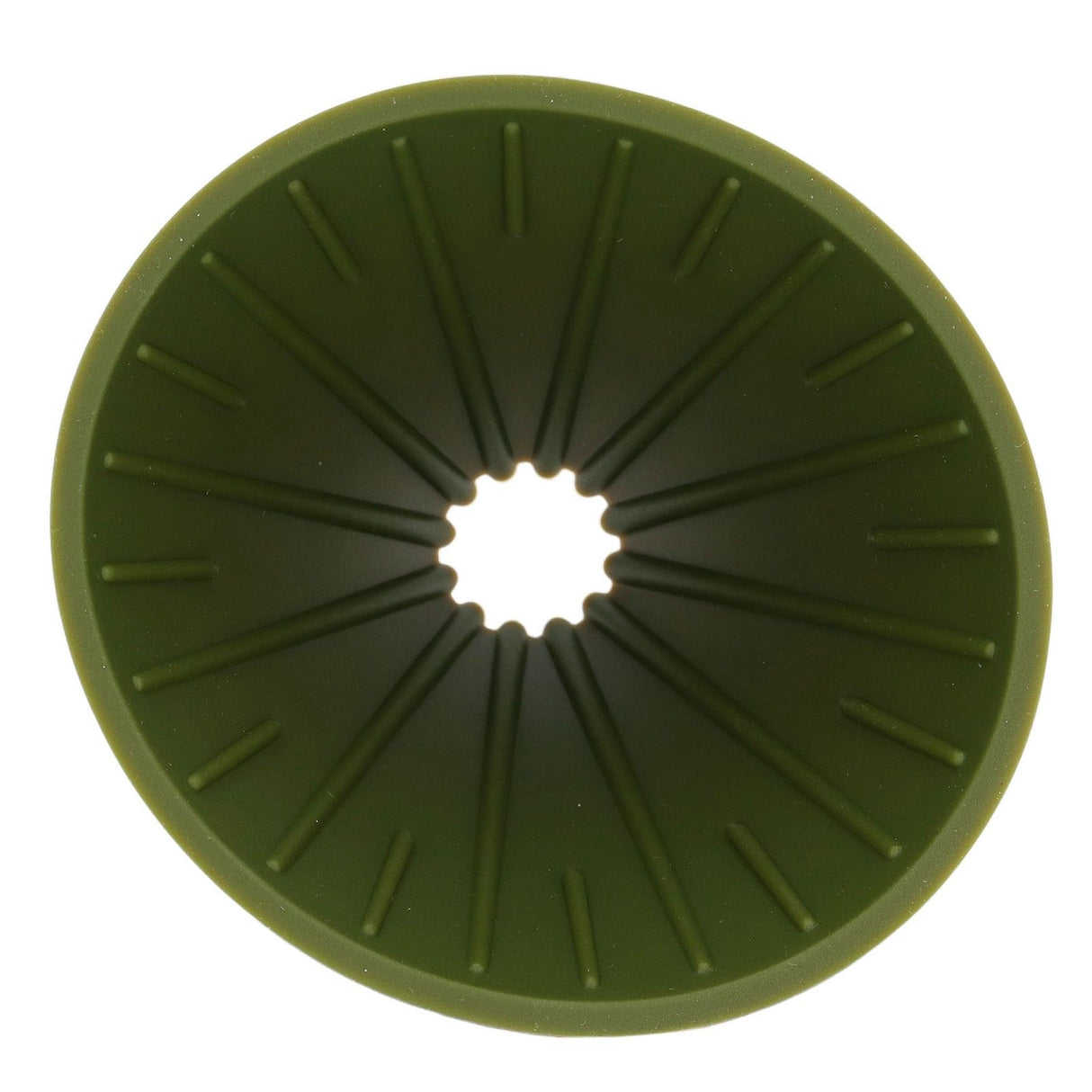 Silicone Coffee Dripper Portable Reusable Folding Coffee Filter for Travel Camping Office HomeGreen