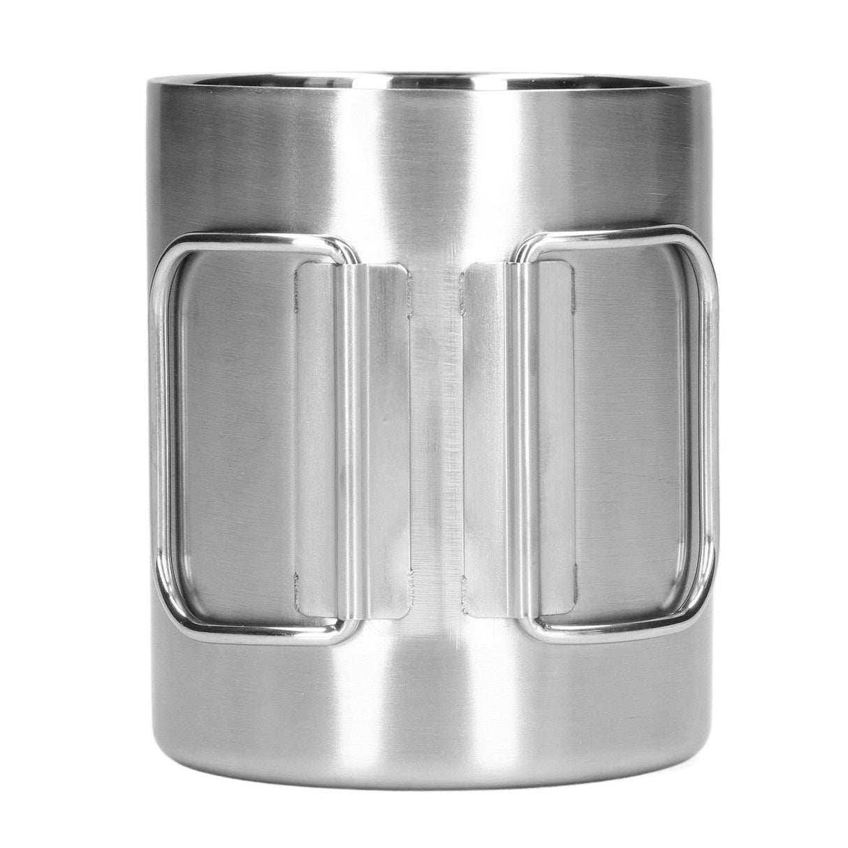 Stainless Steel Cup Corrosion Resistant Folding Handle Folding Design Exquisite Coffee Mug