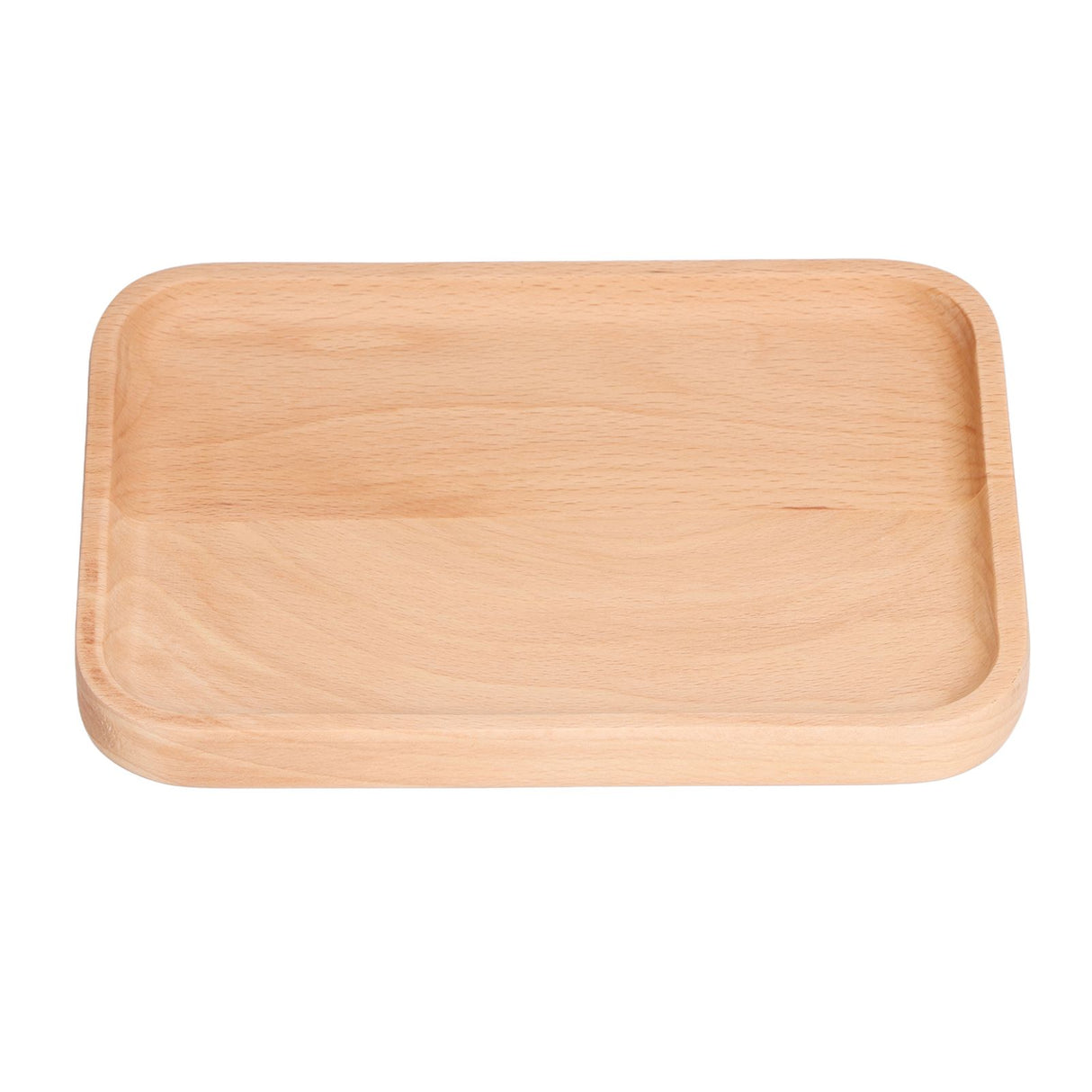 Wooden Rectangular Serving Tray Dinner Drink Food Snack Saucer Platter for Home Restaurants