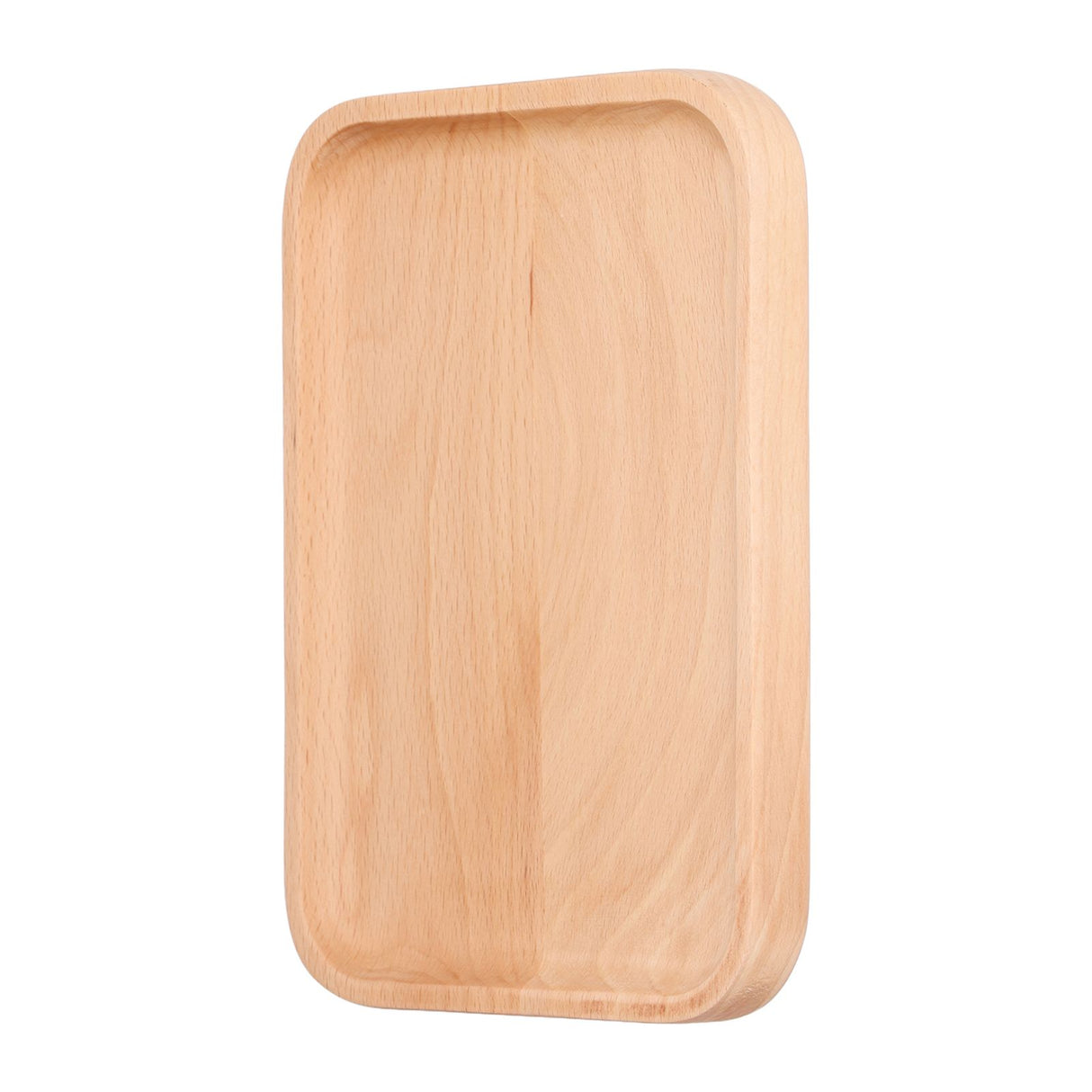 Wooden Rectangular Serving Tray Dinner Drink Food Snack Saucer Platter for Home Restaurants